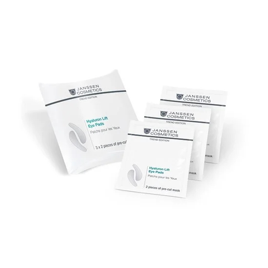 JANSSEN COSMETICS HYALURON LIFT EYE PADS PŁATKI POD OCZY HIALURONOWE  3×2 SZT WYPRZEDAŻ
